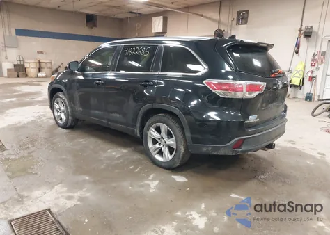 2015 Toyota Highlander Limited V6 from USA, damaged, VIN 5TDYKRFH9FS050982